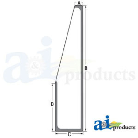 A & I PRODUCTS Glass; RH Front 0" x0" x0" A-T182928